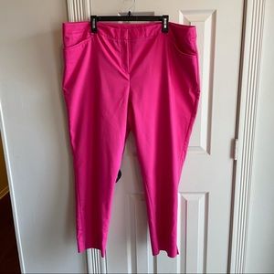 Lane Bryant pink pants size 22 nwot